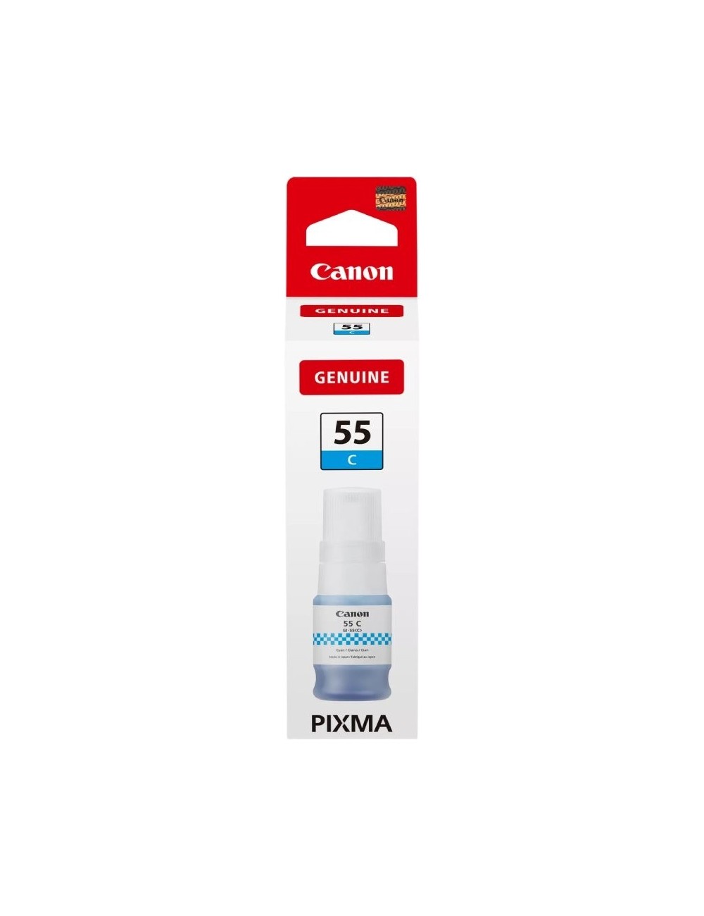 Botella de Tinta Original Canon GI-55/ Cian
