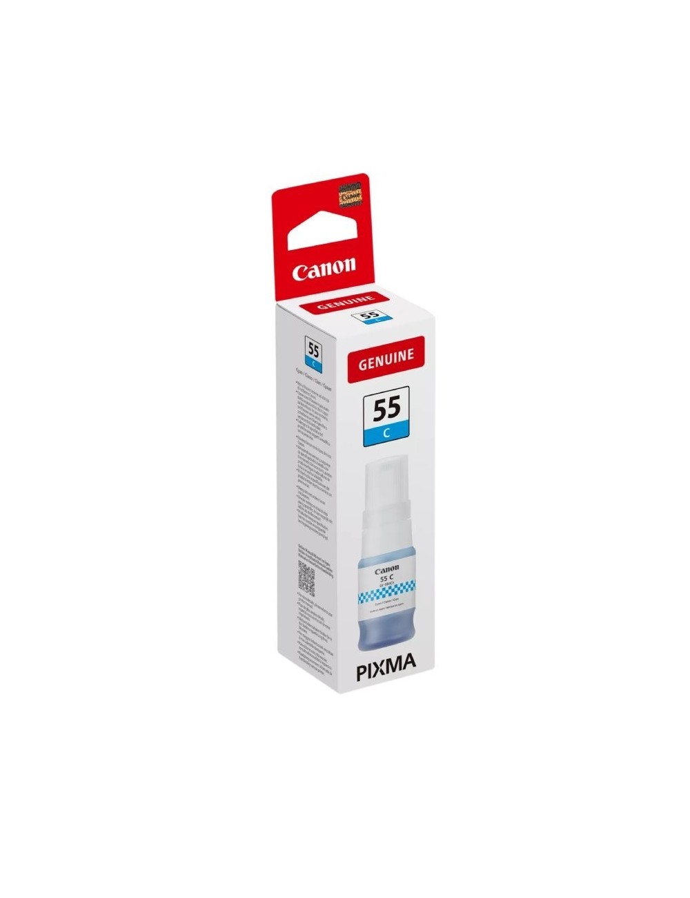 Botella de Tinta Original Canon GI-55/ Cian