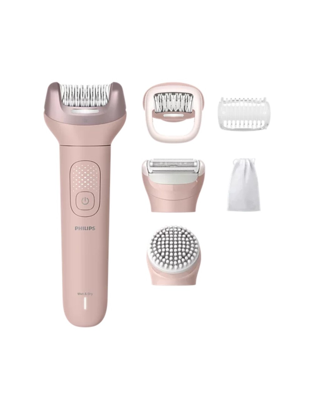 Depiladora Philips Epilator Series 9000 BRE718/ con Batería/ 6 Accesorios