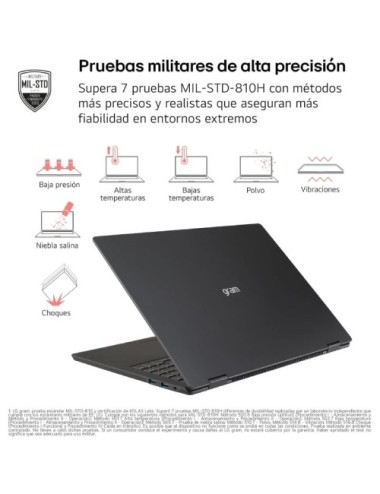 Portátil LG Gram 14Z95U-G.AU85BN Ryzen AI 7 450/ 32GB/ 512GB SSD/ 14'/ Win11