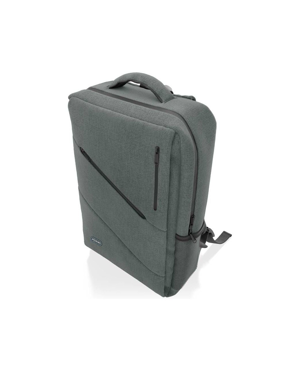 Mochila Aisens Urbana y de Oficina ASBG-BP085-GR para Portátiles hasta 15.6'/ Gris