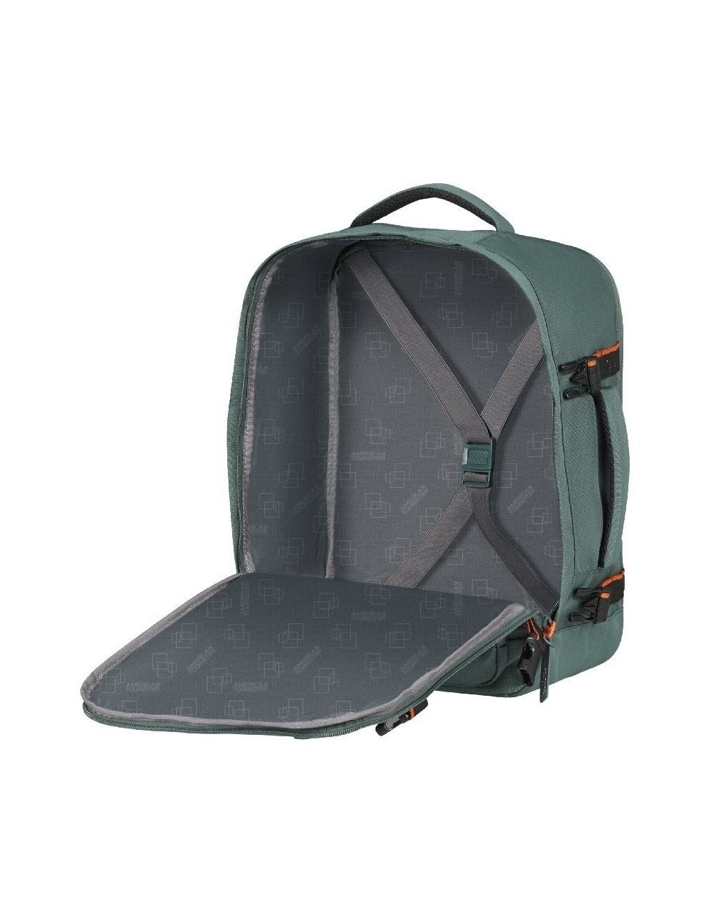 Mochila American Tourister Take2cabin S/M para Portátiles hasta 15.6'/ 26.5L/ Verde Oscuro