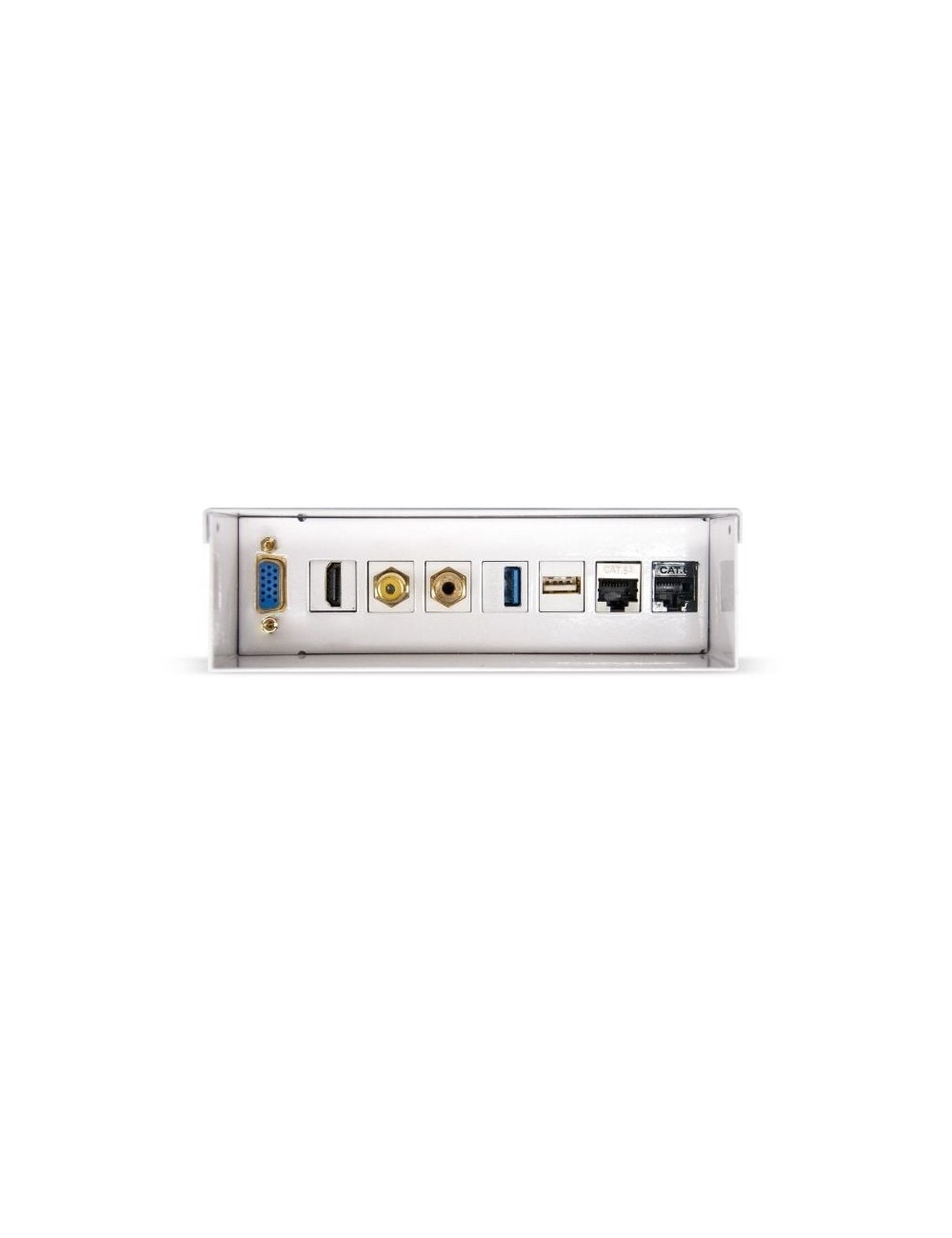 Caja de Conexiones Nanocable 10.35.0003/ VGA - HDMI - Jack 3.5 - RCA - USB 3.0 - USB 2.0 - 2x RJ45