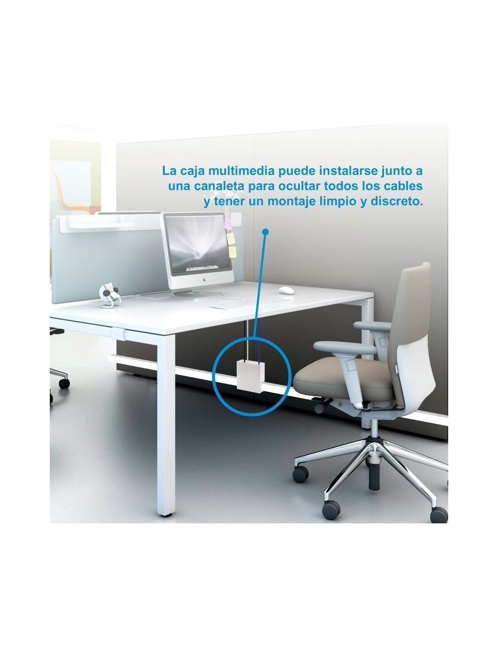 Caja de Conexiones Nanocable 10.35.0003/ VGA - HDMI - Jack 3.5 - RCA - USB 3.0 - USB 2.0 - 2x RJ45