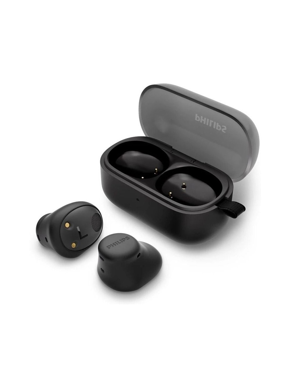 Auriculares Bluetooth Philips TAT2149 con estuche de carga/ Autonomía 6h/ Negros
