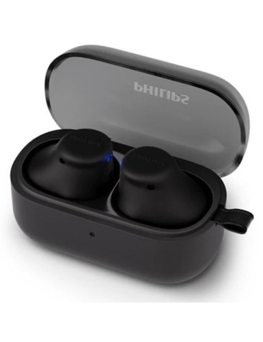 Auriculares Bluetooth Philips TAT2149 con estuche de carga/ Autonomía 6h/ Negros