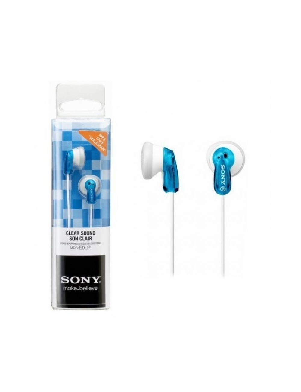 Auriculares Intrauditivos Sony MDR-E9LP/ Jack 3.5/ Azules