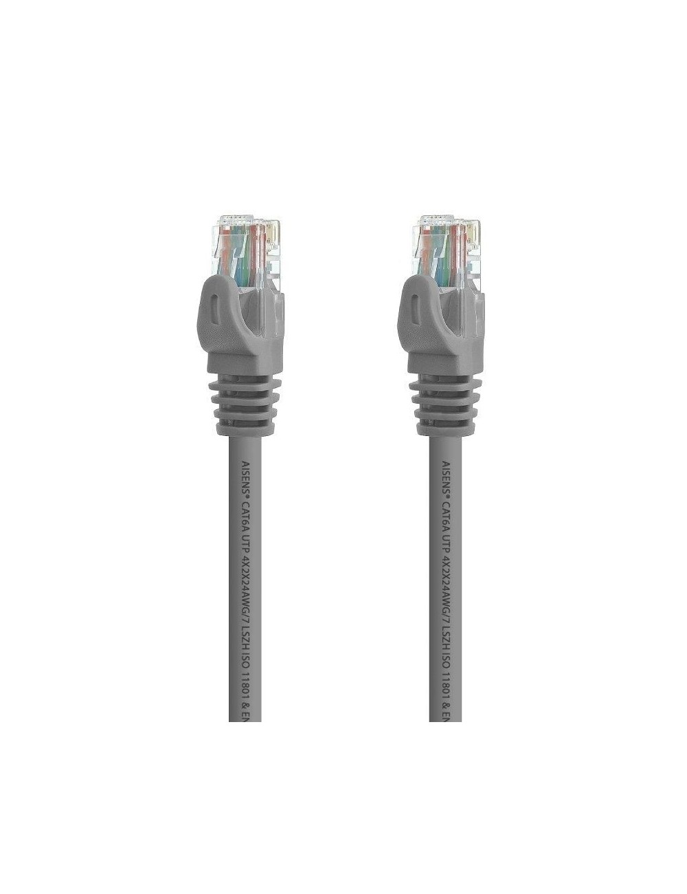 Cable de Red RJ45 UTP Aisens A145-0329 Cat.6A/ 5m/ Gris