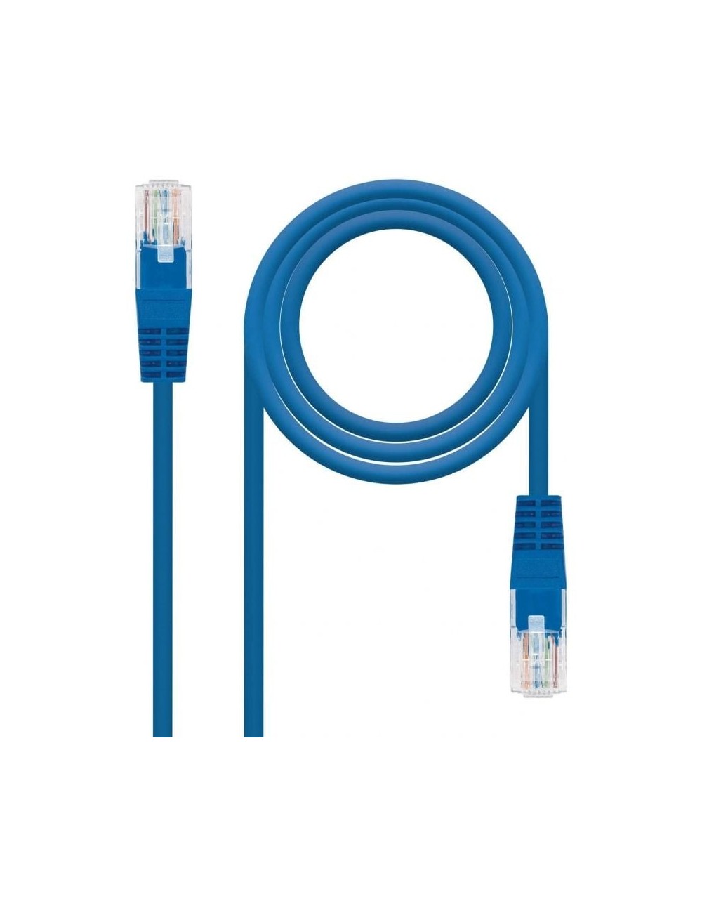 Cable de Red RJ45 UTP Nanocable 10.20.0102-BL Cat.5e/ 2m/ Azul