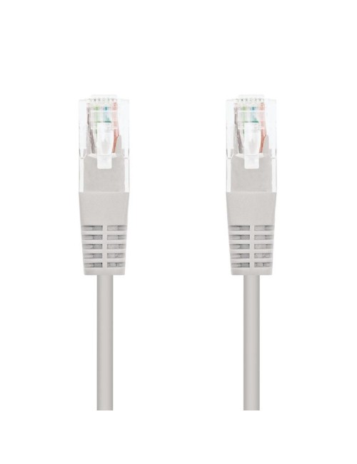 Cable de Red RJ45 UTP Nanocable 10.20.0115 Cat.5/ 15m/ Gris