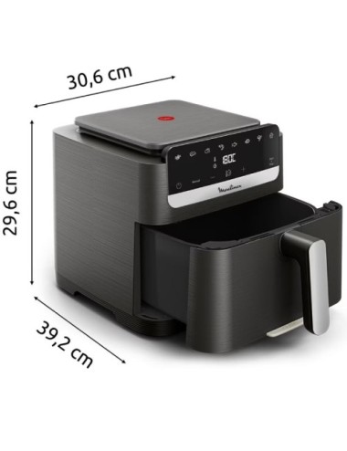 Freidora por Aire Airfryer / Sin Aceite Moulinex EZ866H/ 2020W/ Capacidad 7.5L