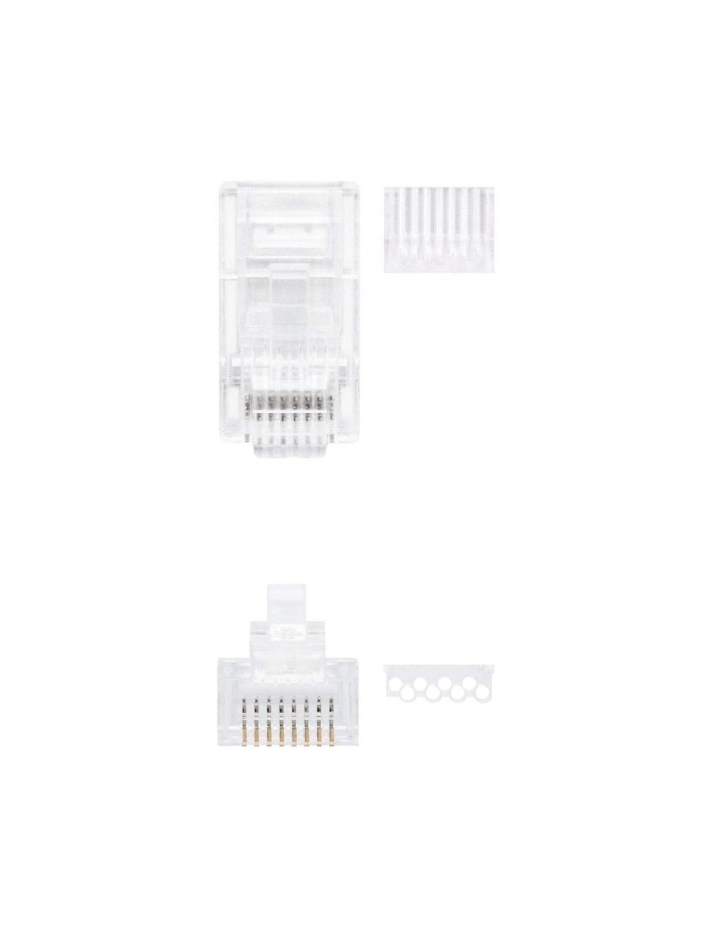CONECTOR DE RED RJ-45 NANOCABLE 10.21.0201-10 UNITATS-CAT6