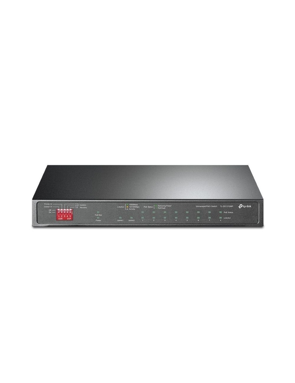Switch TP-Link TL-SG1210MP 10 Puertos/ RJ-45 10/100/1000/ PoE+