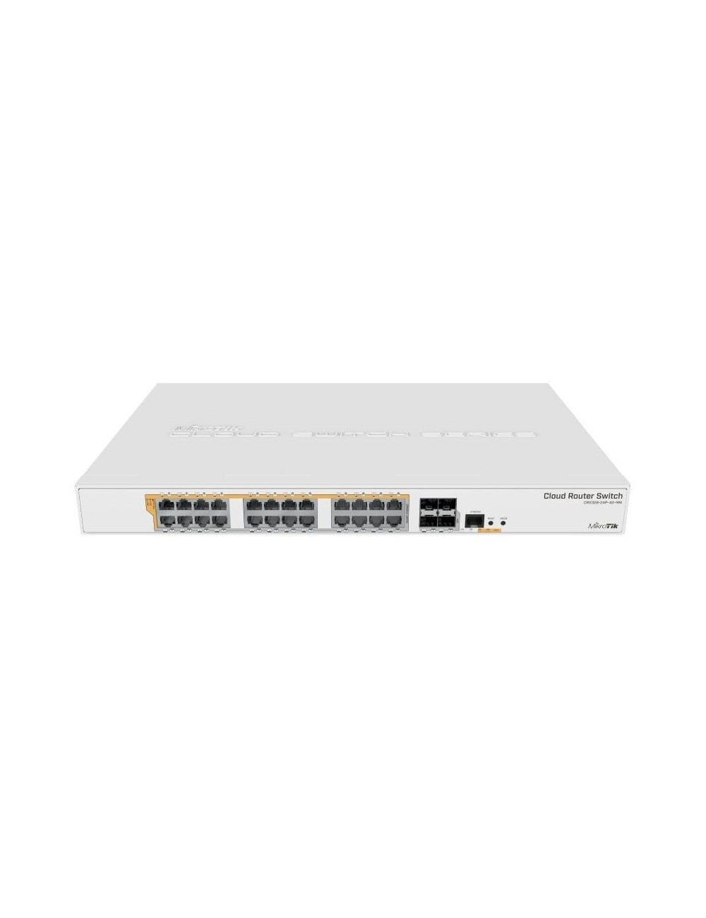 Switch Mikrotik CRS328-24P-4S+RM/ 28 Puertos/ RJ45 10/100/1000/ SFP/ PoE