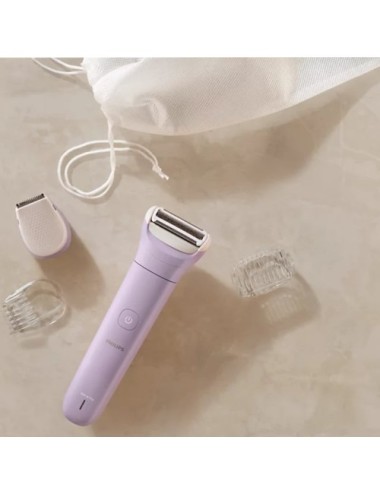 Cortapelos Philips Lady Shaver 6000 BRL138/00/ con Batería/ 4 Accesorios