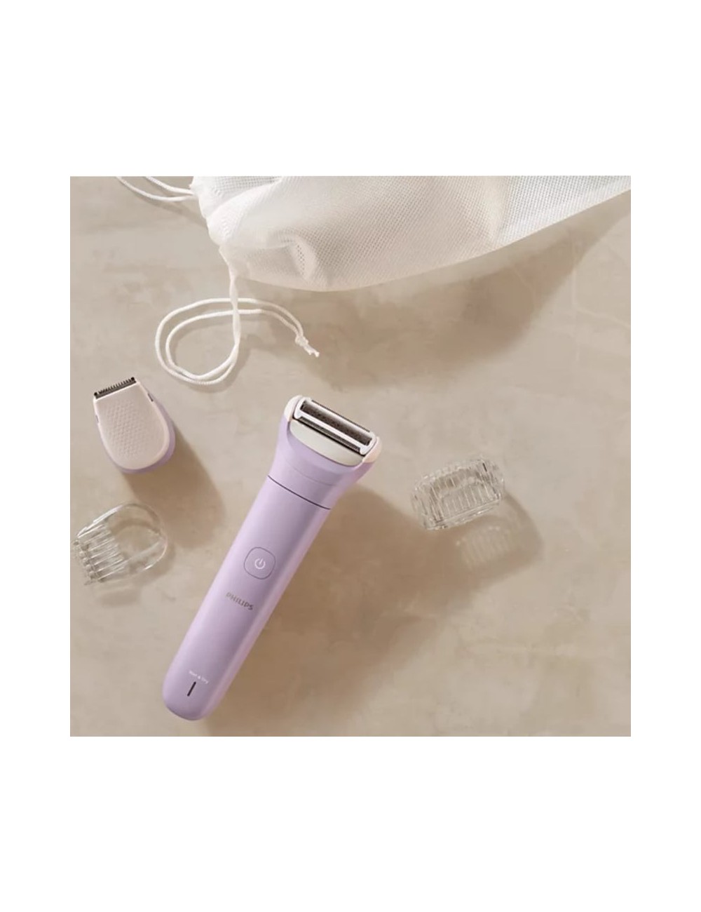 Cortapelos Philips Lady Shaver 6000 BRL138/00/ con Batería/ 4 Accesorios