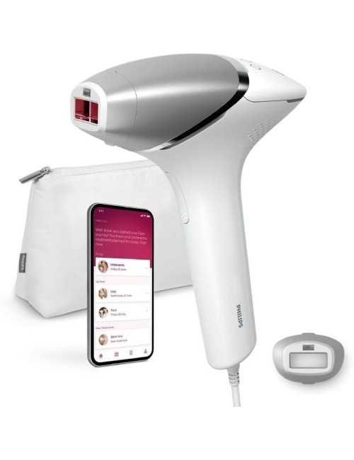 Depiladora de Luz pulsada Philips Lumea IPL Serie 8000 Prestige/ con Cable/ Incluye 3 Accesorios