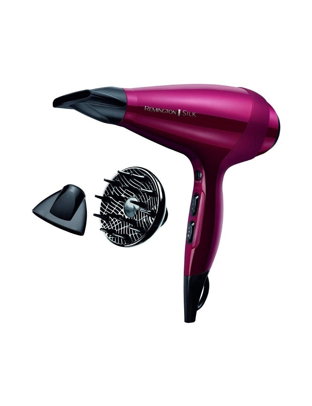 Secador Remington Silk Dryer AC9096/ 2400W/ Iónico/ Rojo