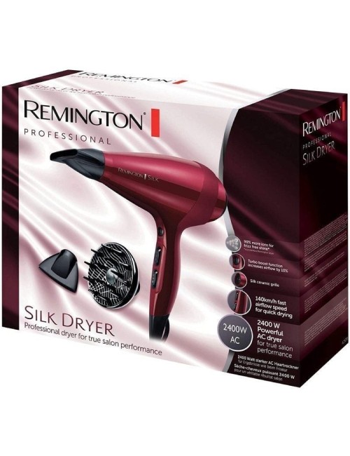 Secador Remington Silk Dryer AC9096/ 2400W/ Iónico/ Rojo