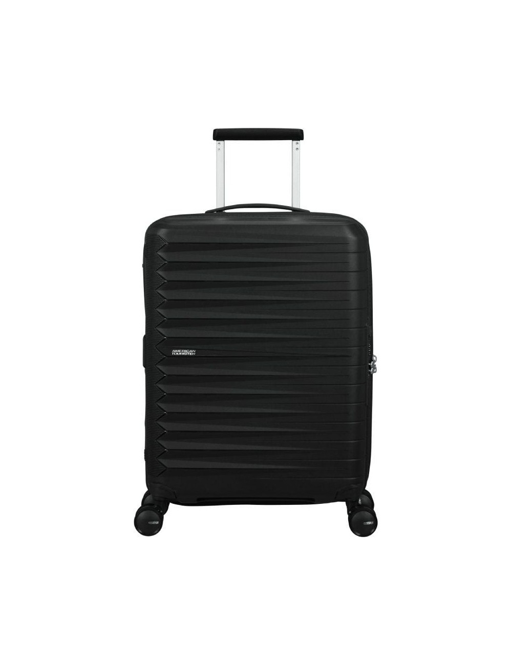 Maleta de Cabina American Tourister FastForward Spinner Expansible 55cm/ 55x40x23cm/ 4 Ruedas/ Negro