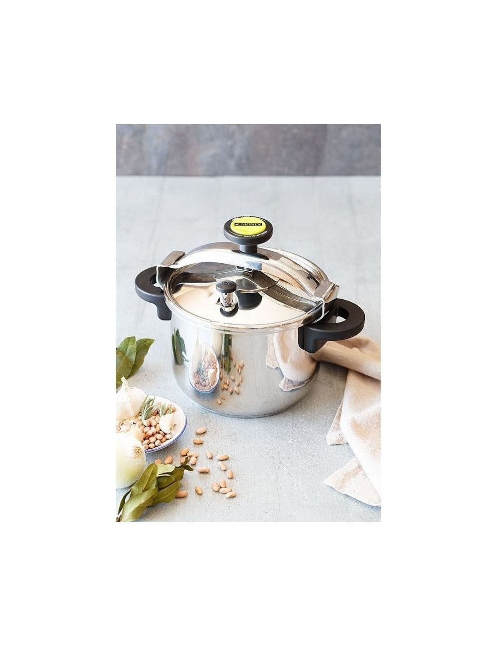 Olla a Presión Monix Classica M530005/ 12L/ Acero Inoxidable/ Apta para Inducción