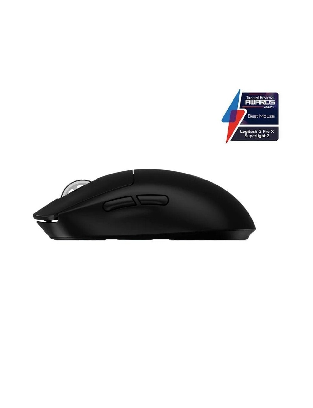 Ratón Gaming Inalámbrico Logitech PRO X Superlight 2/ Batería recargable/ Hasta 44000 DPI/ Negro