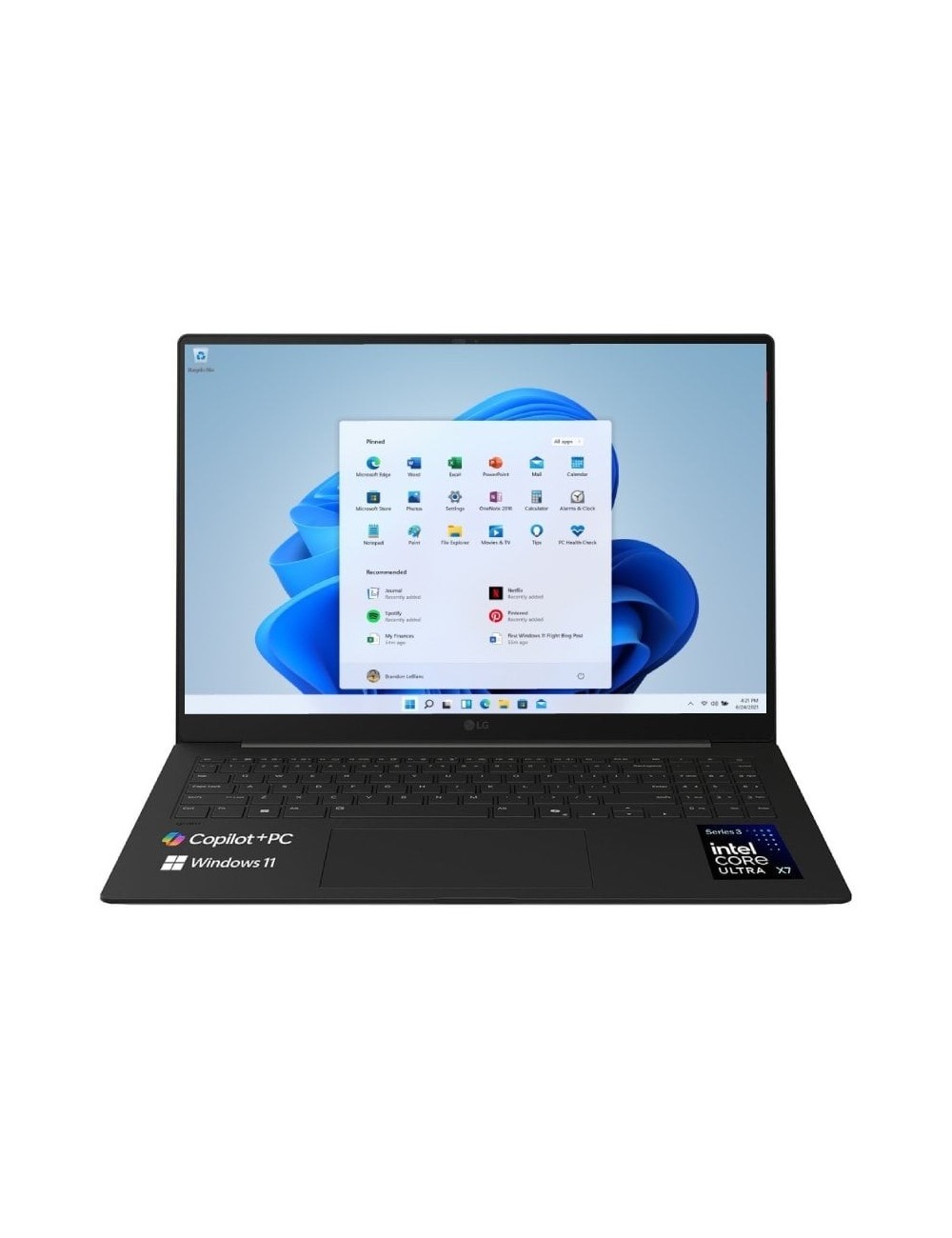 Portátil LG Gram Pro 16Z90U-K.AUB5BN Intel Core Ultra X7-358H/ 32GB/ 512GB SSD/ 16'/ Win11