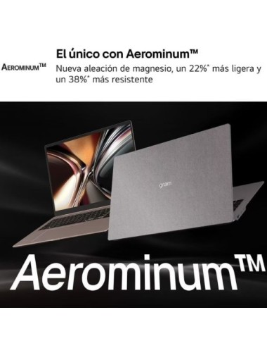 Portátil LG Gram Pro 16Z90U-K.AUB5BN Intel Core Ultra X7-358H/ 32GB/ 512GB SSD/ 16'/ Win11