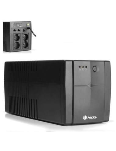 SAI Offline NGS Fortress 1500 V2/ 1200VA-720W/ 4 Salidas/ Formato Torre