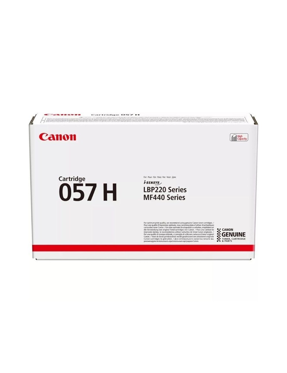 Tóner Original Canon i-SENSYS nº057H Alta Capacidad/ Negro