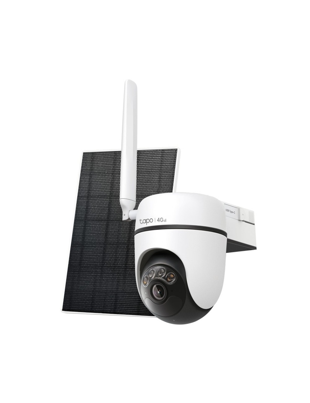 Cámara de Videovigilancia TP-Link Tapo TC90G KIT/ Visión Nocturna/ Control desde APP/ Incluye Panel Solar