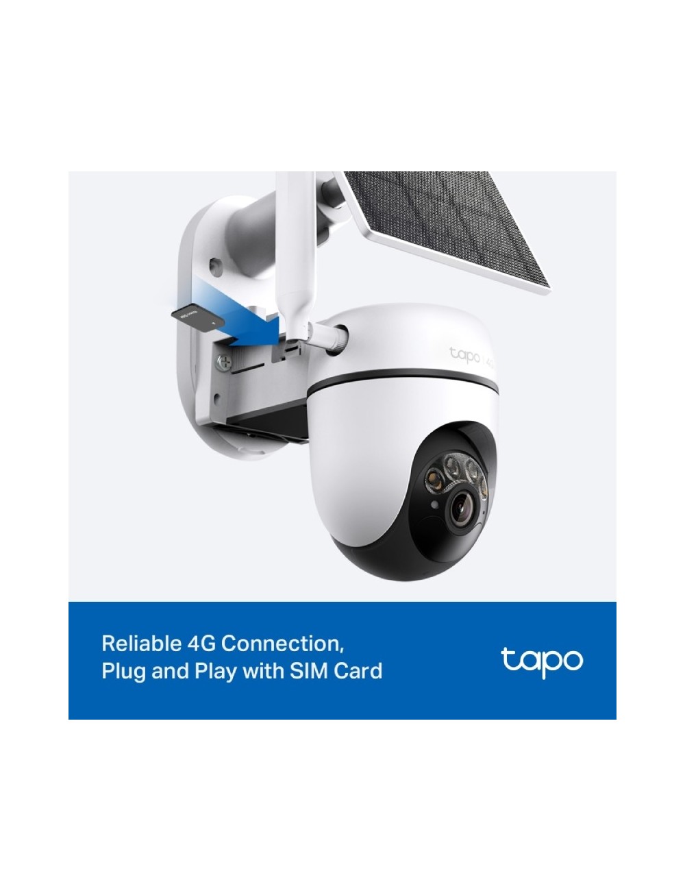 Cámara de Videovigilancia TP-Link Tapo TC90G KIT/ Visión Nocturna/ Control desde APP/ Incluye Panel Solar
