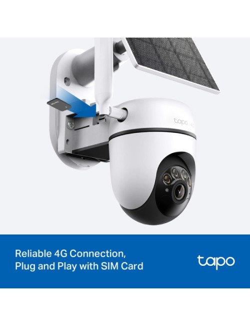 Cámara de Videovigilancia TP-Link Tapo TC90G KIT/ Visión Nocturna/ Control desde APP/ Incluye Panel Solar