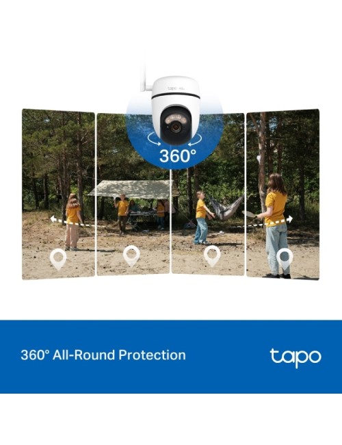 Cámara de Videovigilancia TP-Link Tapo TC90G KIT/ Visión Nocturna/ Control desde APP/ Incluye Panel Solar
