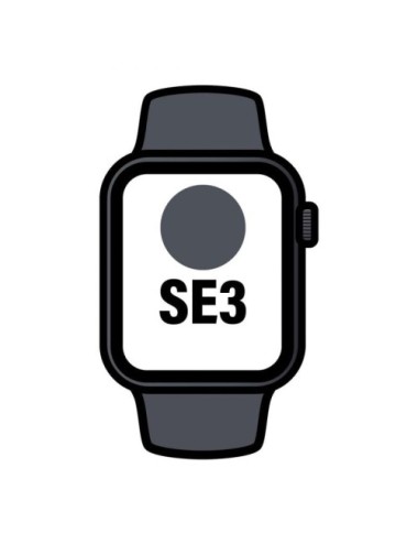 Apple Watch SE3/ GPS/ Cellular/ 44mm/ Caja de Aluminio Medianoche/ Correa Deportiva Medianoche M/L