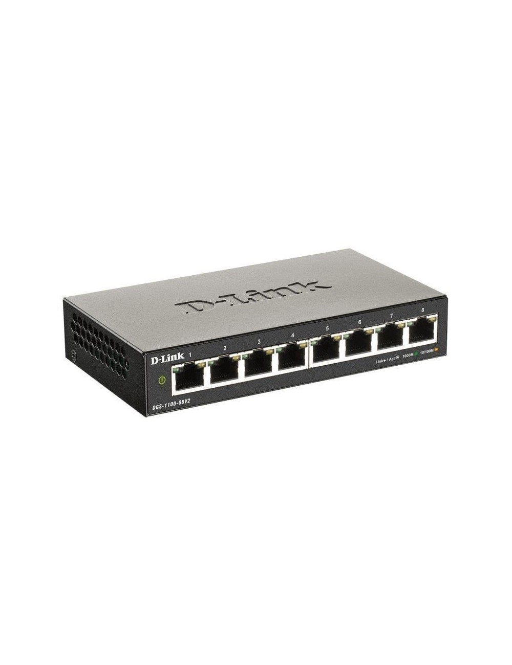 Switch Gestionable D-Link DGS-1100-08V2 8 Puertos/ RJ-45 10/100/1000