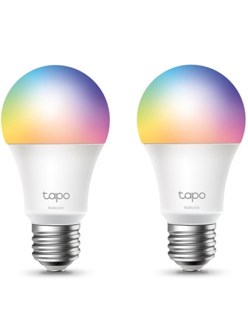 Bombilla Inteligente TP-Link Tapo TL13E/ Casquillo E27/ 8.3W/ 806 Lúmenes/ 2500 - 6500K/ Pack 2