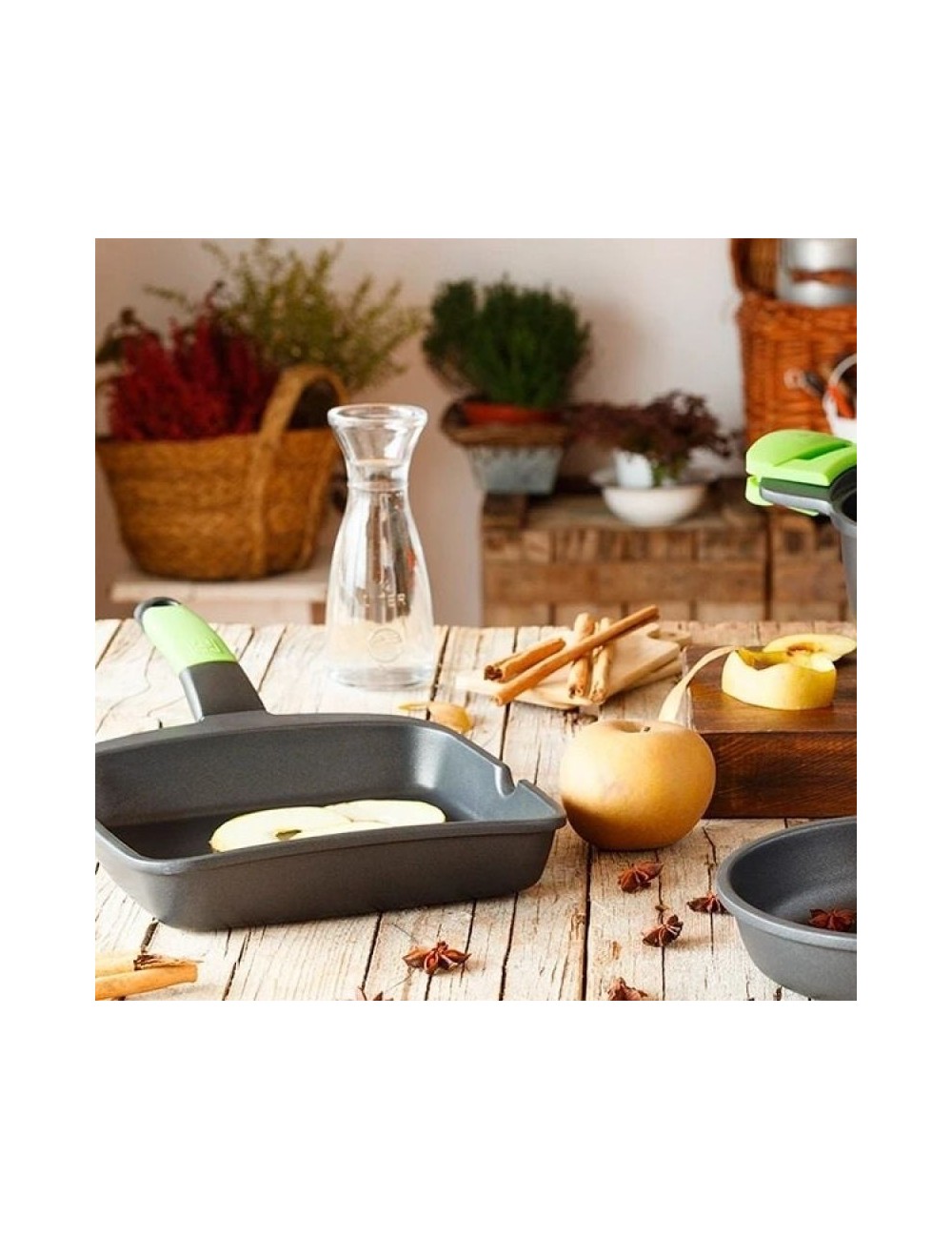 Asador Bra Prior A121457/ Ø28cm/ Aluminio fundido/ Apto para Inducción