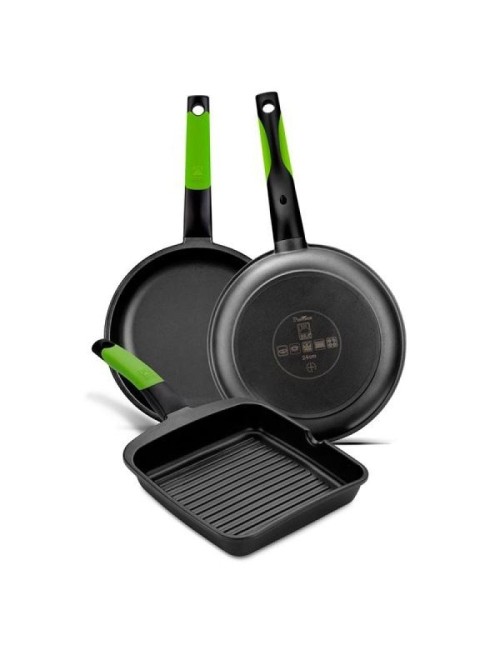 Asador Bra Prior A121457/ Ø28cm/ Aluminio fundido/ Apto para Inducción