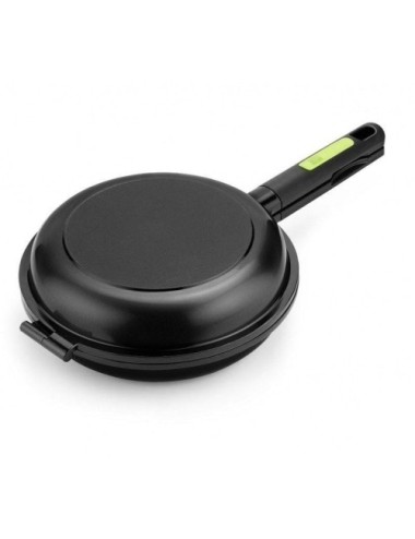 Sartén Dupla para Tortillas Bra Prior A121466/ Ø20cm/ Aluminio fundido/ Apta para Inducción