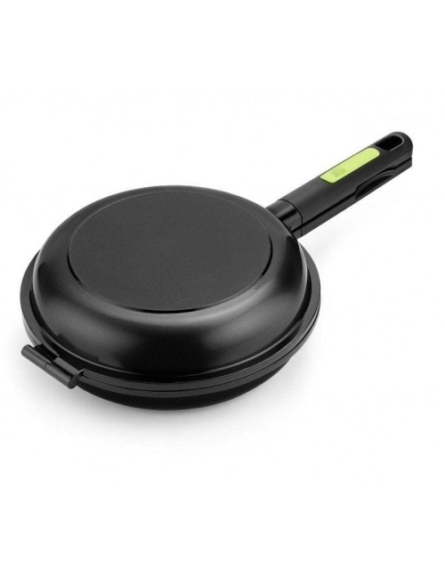 Sartén Dupla para Tortillas Bra Prior A121466/ Ø20cm/ Aluminio fundido/ Apta para Inducción