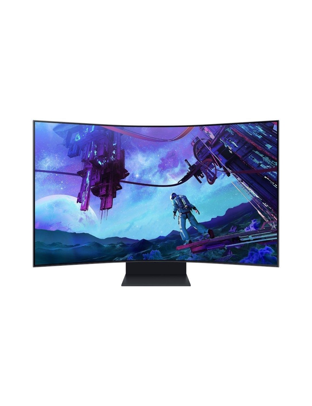 Monitor Gaming Curvo Samsung Odyssey Ark S55CG970NU 55'/ 4K/ 1ms/ 165Hz/ VA/ Regulable en altura/ Smart TV/ Multimedia/ Negro