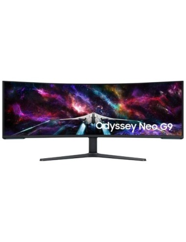 Monitor Gaming Ultrapanorámico Curvo Samsung Odyssey Neo G9 S57CG952NU 57'/ Dual UHD/ 1ms/ 240Hz/ VA/ Regulable en altura/ Blanc