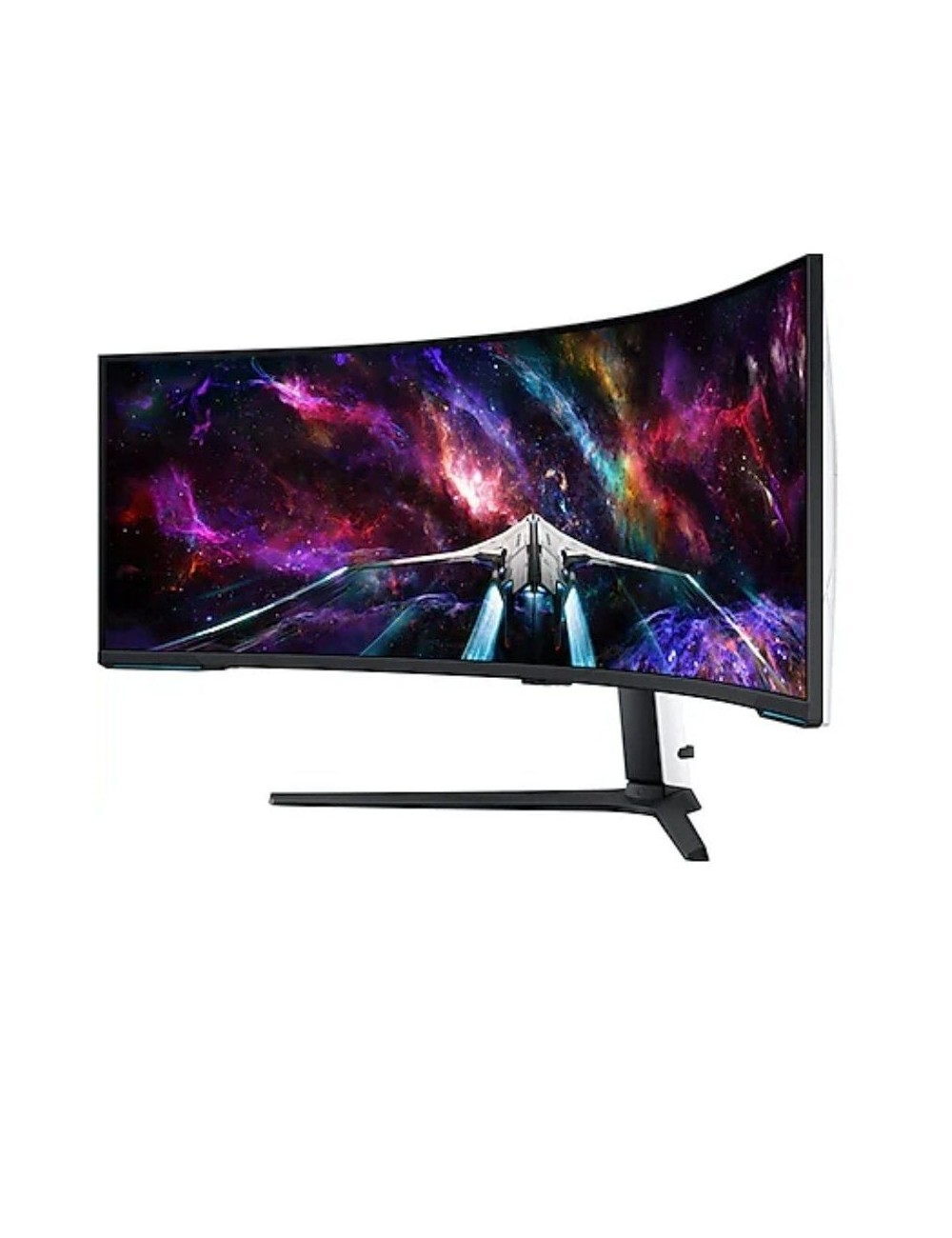 Monitor Gaming Ultrapanorámico Curvo Samsung Odyssey Neo G9 S57CG952NU 57'/ Dual UHD/ 1ms/ 240Hz/ VA/ Regulable en altura/ Blanc