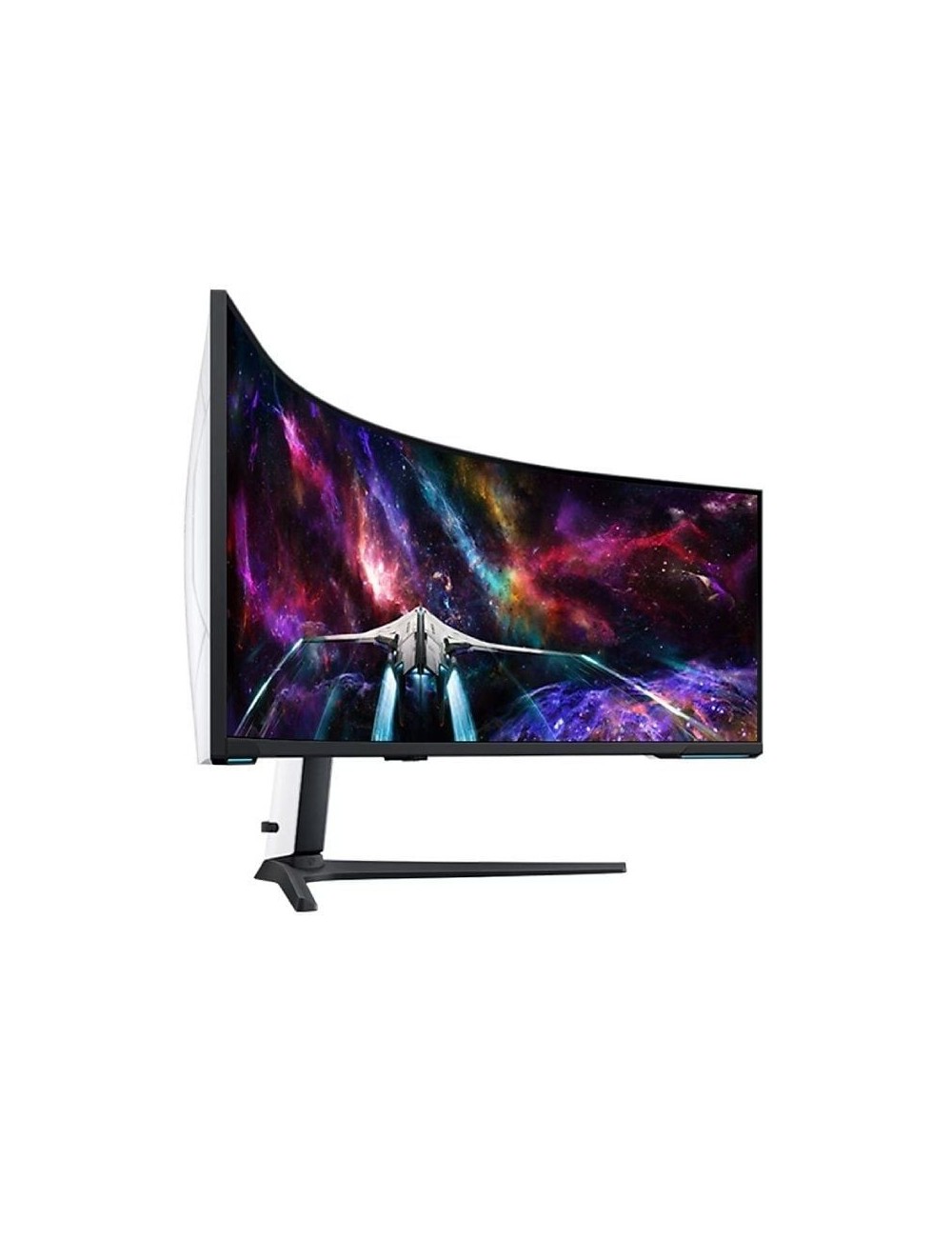 Monitor Gaming Ultrapanorámico Curvo Samsung Odyssey Neo G9 S57CG952NU 57'/ Dual UHD/ 1ms/ 240Hz/ VA/ Regulable en altura/ Blanc
