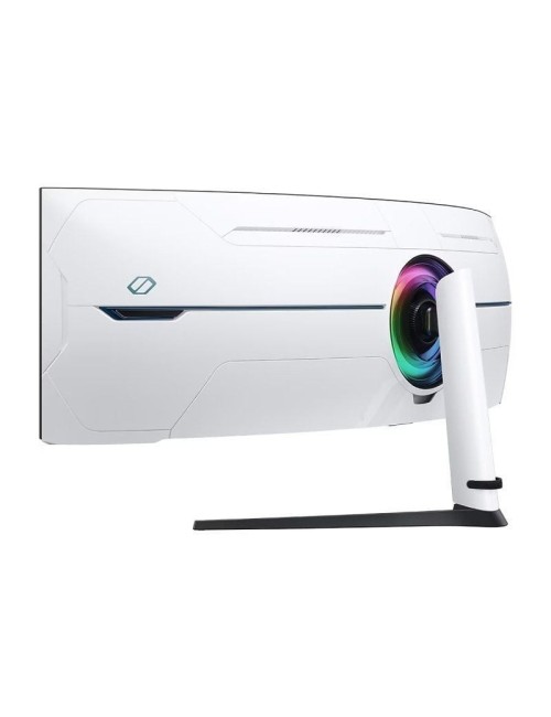 Monitor Gaming Ultrapanorámico Curvo Samsung Odyssey Neo G9 S57CG952NU 57'/ Dual UHD/ 1ms/ 240Hz/ VA/ Regulable en altura/ Blanc