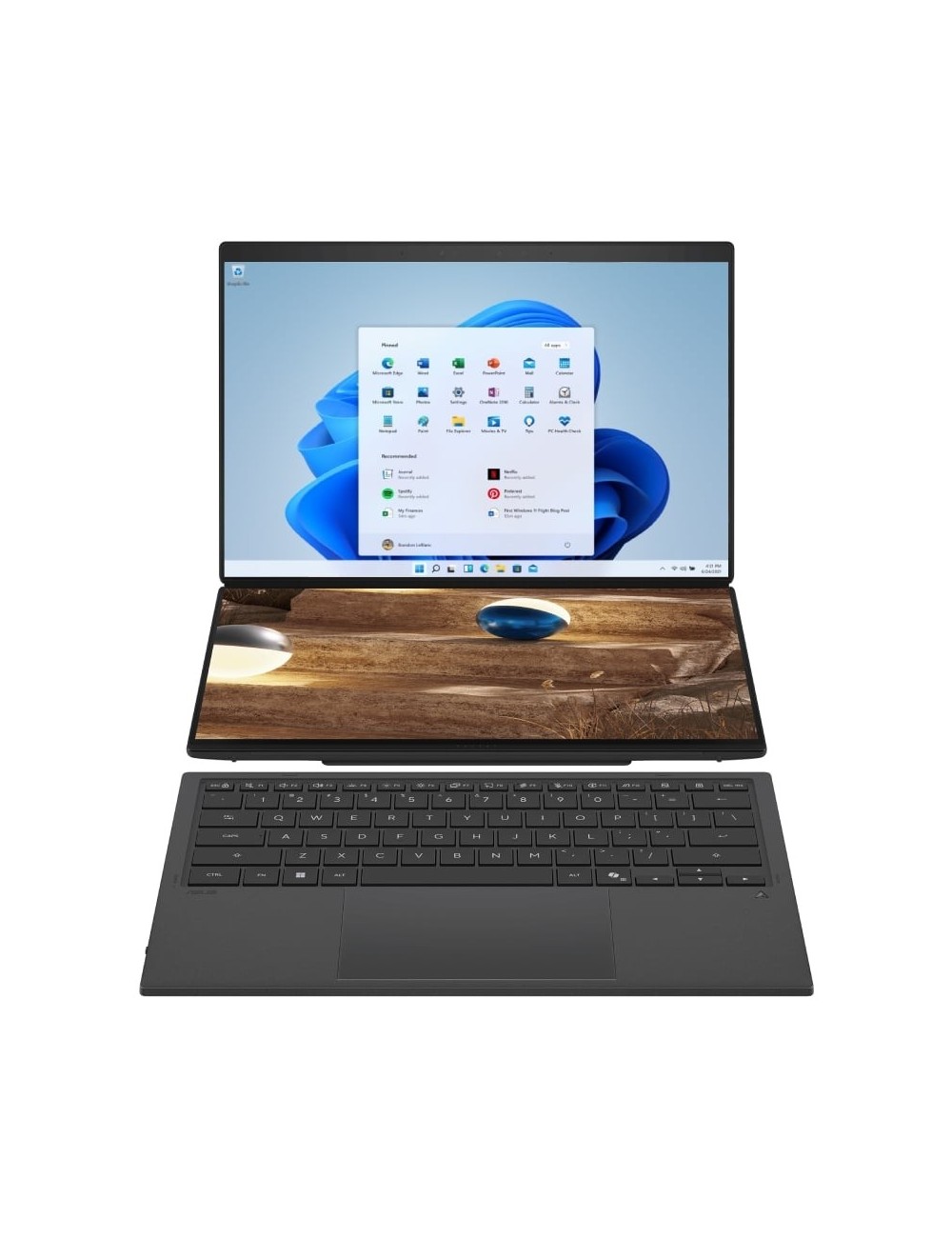 Portátil Convertible Asus ZenBook Duo OLED UX8407AA-SN504W Intel Core Ultra 9-386H/ 32GB/ 1TB SSD/ 14' Táctil/ Win11