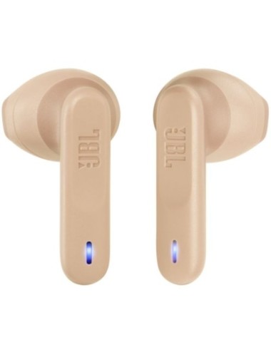 Auriculares Bluetooth JBL Vibe Flex con estuche de carga/ Autonomía 8h/ Beige