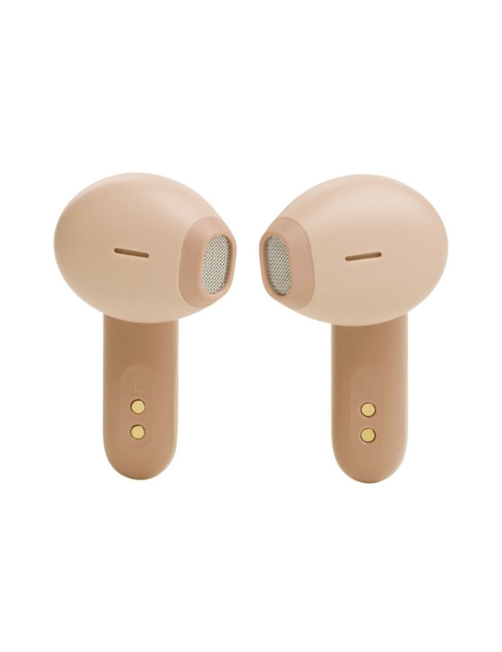Auriculares Bluetooth JBL Vibe Flex con estuche de carga/ Autonomía 8h/ Beige