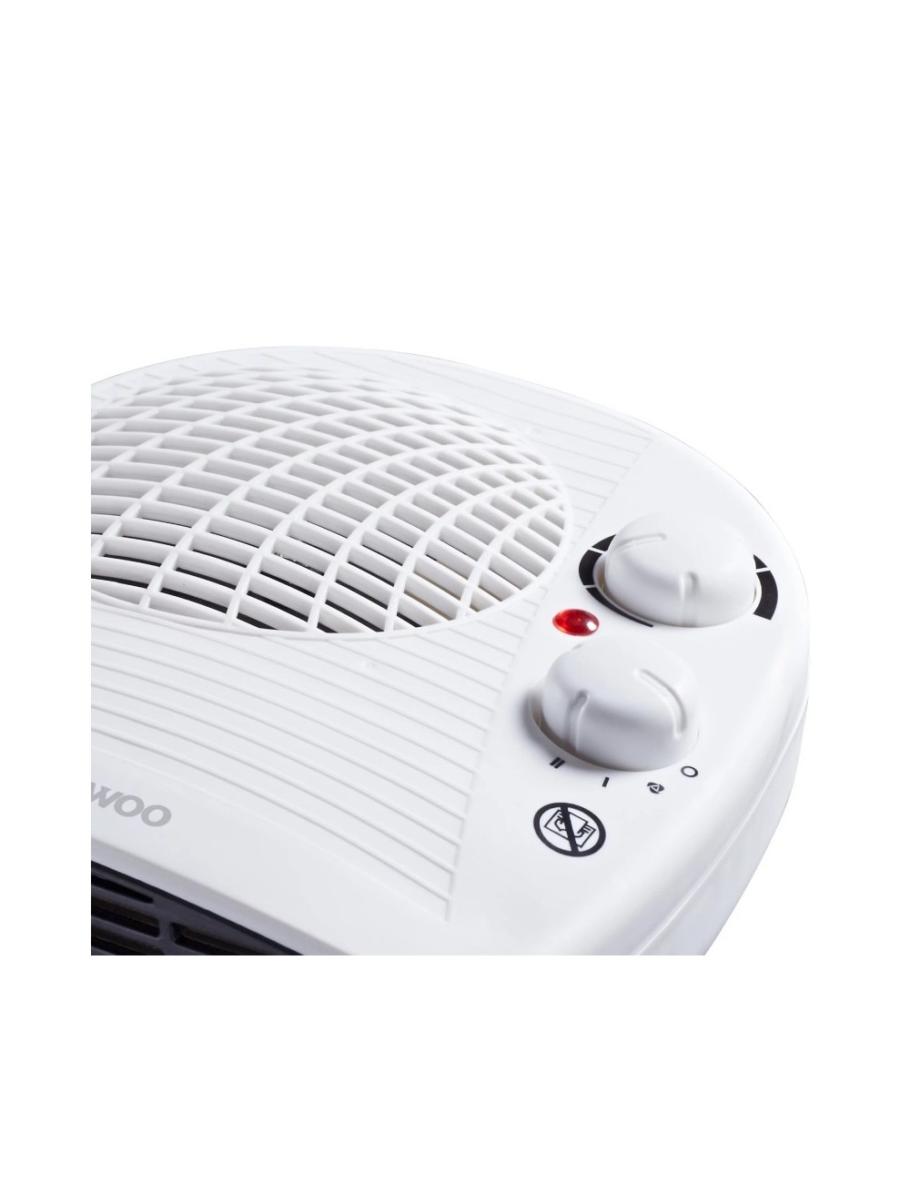 Calefactor / Termoventilador Daewoo DW9514/ 2000W/ Termostato Regulable